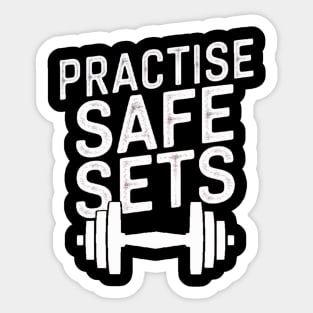 Workout clothes funny pun Sticker